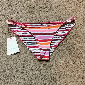 Maaji Colorful Striped Bikini Bottom